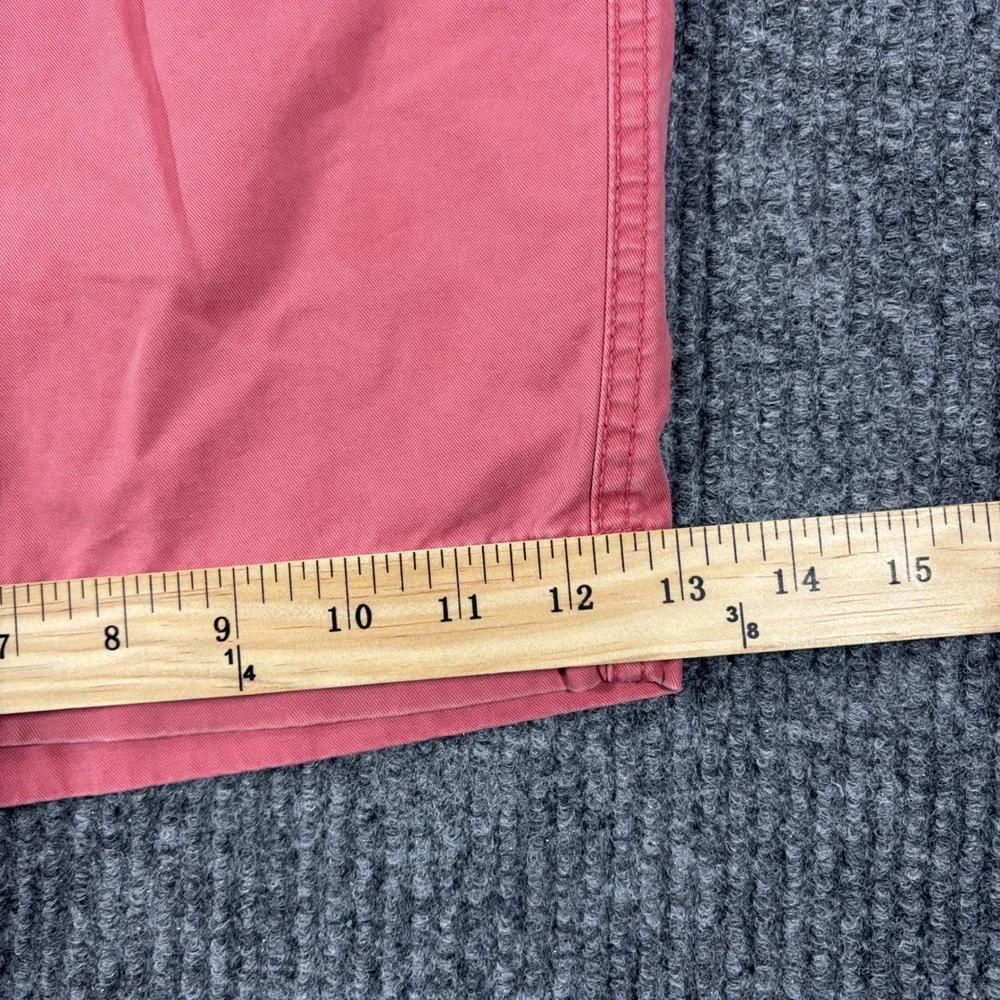 Cremieux Chino Shorts Mens Size 40 Pink Classics Cotton Flat Front